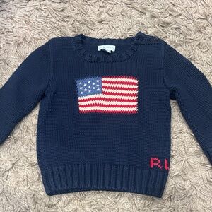 Ralph Lauren Sweater with American Flag Design
